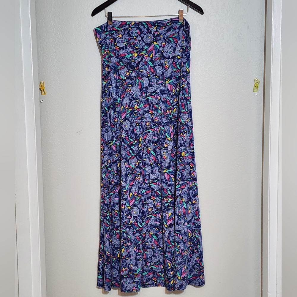 LuLaRoe Feather Maxi Skirt